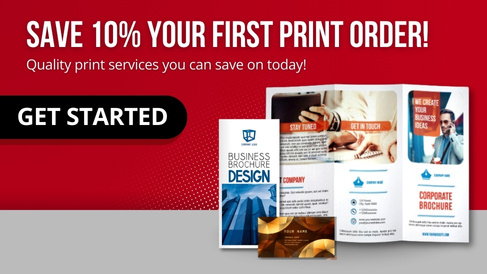 10% off first time print services
