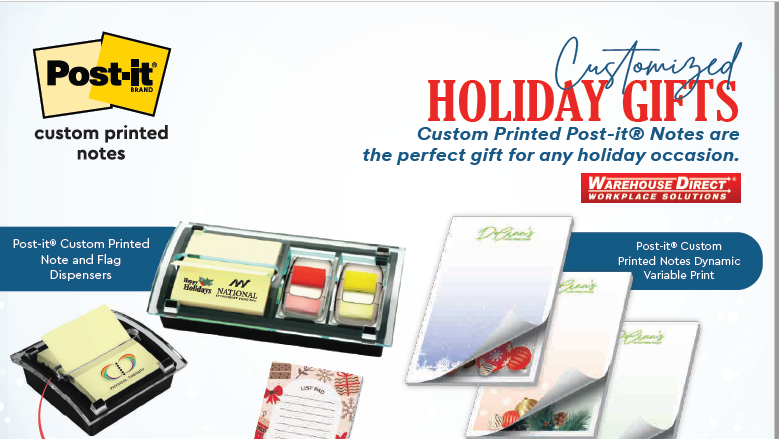 Custom Holiday Post-Its